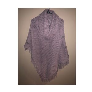 Fairweather knitted poncho